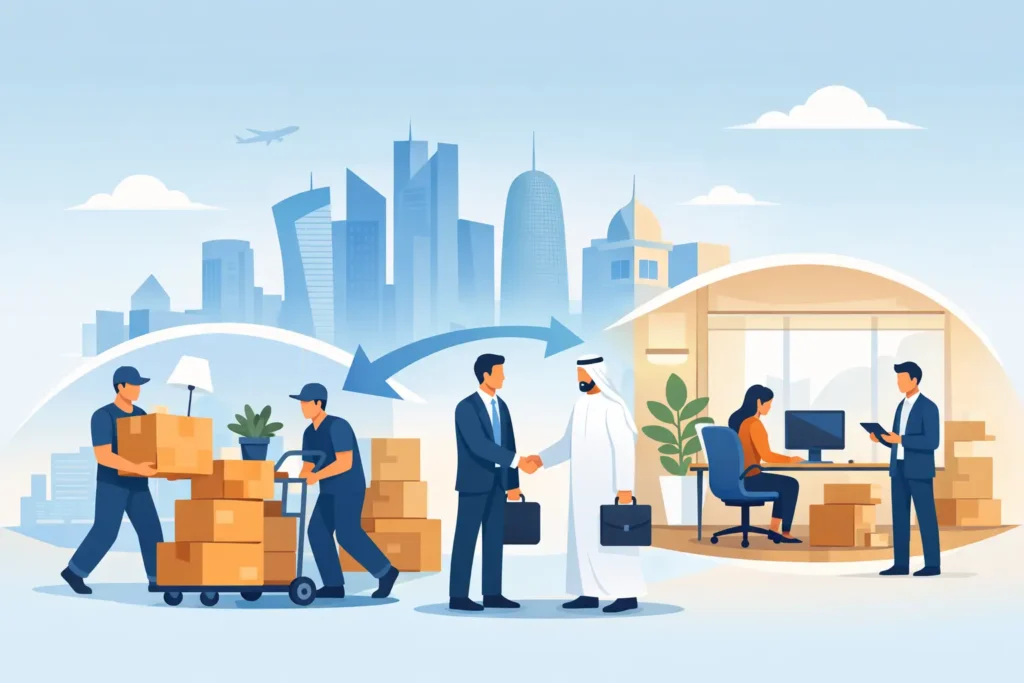Office Relocation Doha With Less Downtime